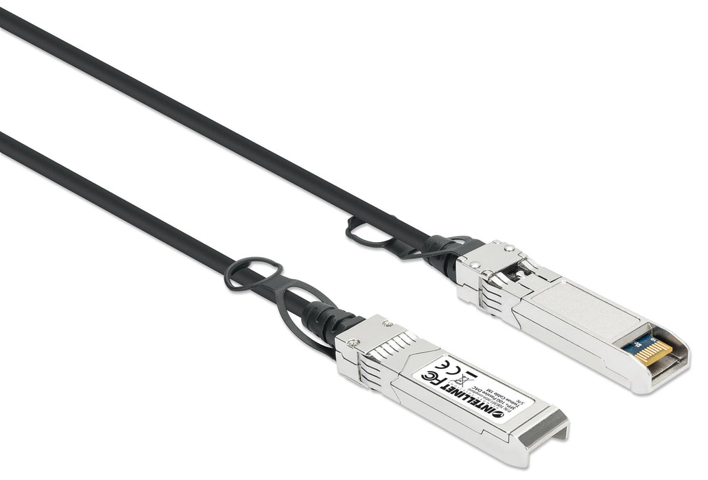 EAN 0766623508391 - Intellinet 508391 Cable de fibra óptica e InfiniBand 1 m SFP+ Negro, Plata imagen 2