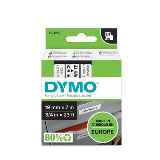 EAN 5411313452137 - DYMO D1 Standard - Black on White - 19mm cinta para impresora de etiquetas imagen 2