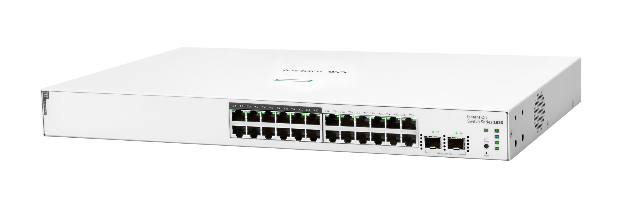EAN 0190017523712 - HPE Aruba Networking Networking Instant On Switch 24p Gigabit CL4 PoE 2p SFP 195W 1830 imagen 2