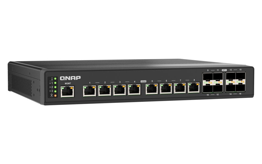 EAN 4711103085714 - QNAP QSW-IM3216-8S8T switch Gestionado 10G Ethernet (100/1000/10000) Negro imagen 5