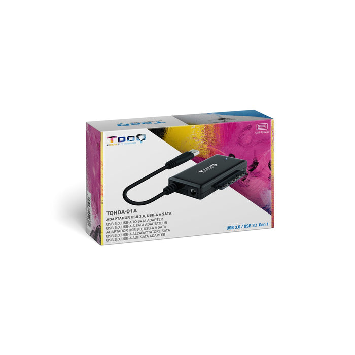 EAN 8433281011380 - TooQ TQHDA-01A base de conexión para disco duro USB 3.2 Gen 1 (3.1 Gen 1) Type-A Negro imagen 7