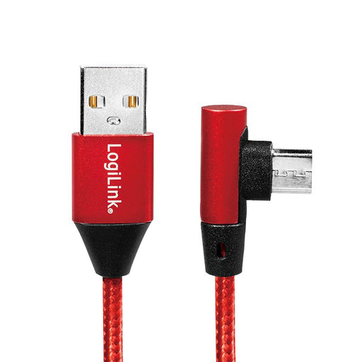 EAN 4052792052763 - LogiLink CU0149 cable USB USB 2.0 0,3 m USB A Micro-USB B Rojo imagen 2