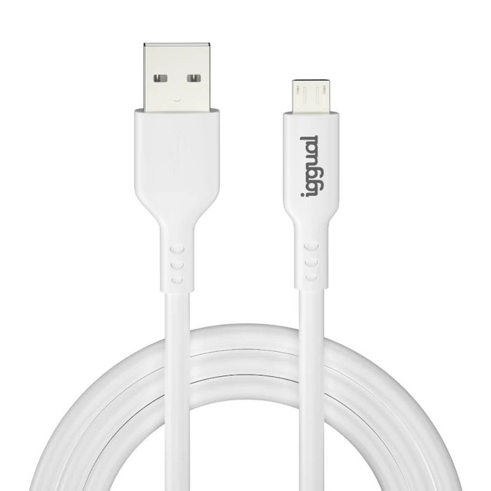 EAN 8435364316931 - iggual IGG316931 cable USB USB 2.0 1 m USB A Micro-USB A Blanco imagen 1