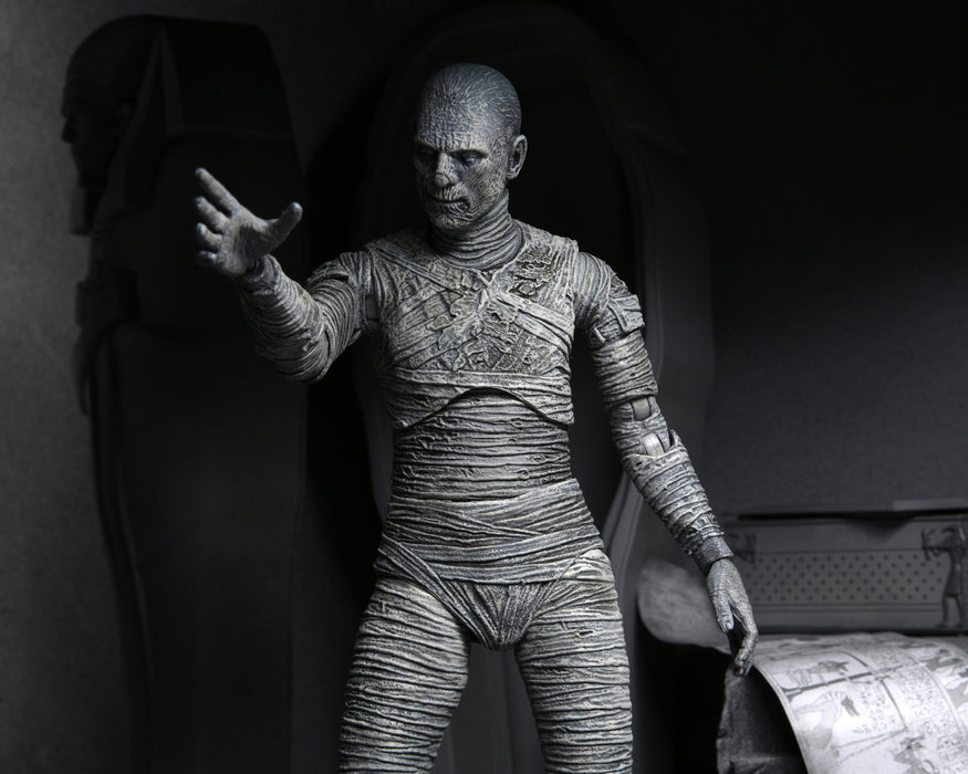 EAN 0634482048122 - NECA Ultimate Mummy (Black & White) imagen 14