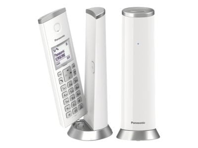 EAN 5025232871919 - Panasonic KX-TGK212SP Teléfono DECT Identificador de llamadas Plata, Blanco imagen 8