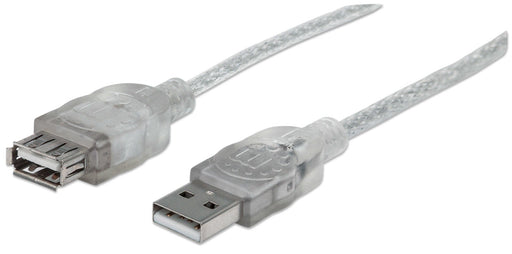 EAN 0766623340502 - Manhattan 340502 cable USB 4,5 m USB A Transparente imagen 1