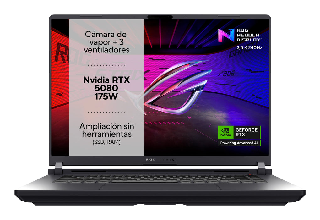EAN 4711387877708 - ASUS ROG Strix G16 G615LW-S5003 40,6 cm (16") DDR5-SDRAM NVIDIA GeForce RTX 5080 Wi-Fi 7 (802.11be) imagen 2