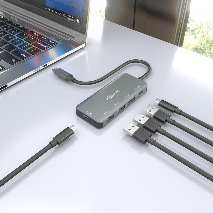 EAN 8435739903346 - AISENS A109-0945 base para portátil y replicador de puertos Alámbrico USB 3.2 Gen 1 (3.1 Gen 1) Type-C imagen 6