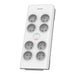 EAN 4895229115866 - Philips SPN7080WA/60 limitador de tensión Blanco 8 salidas AC 2 m imagen 1