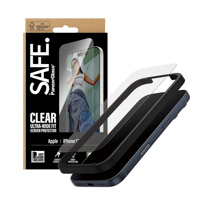 EAN 5715685025877 - PanzerGlass SAFE. by ® Screen Protector iPhone 17 Pro | Ultra-Wide Fit w. EasyAligner Protector de pantal imagen 5