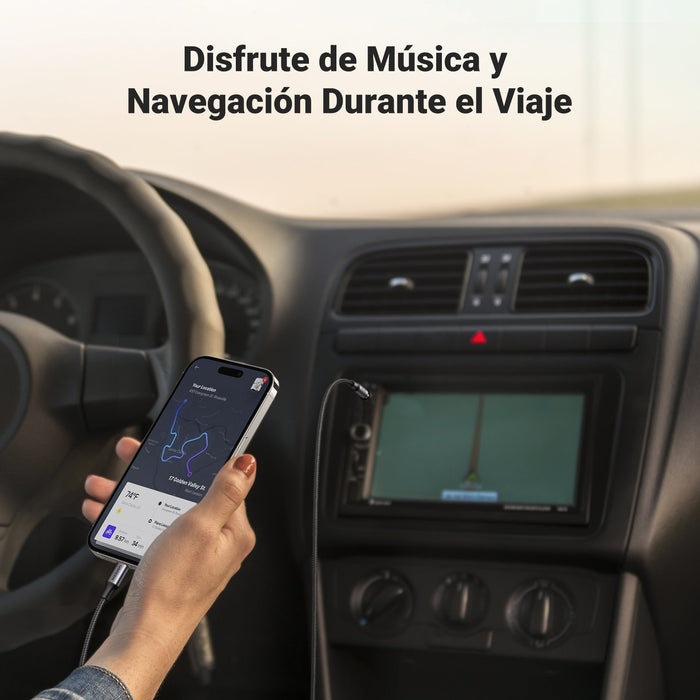 EAN 6957303875092 - Ugreen 70509 cable de teléfono móvil Plata 1 m 3,5mm Lightning imagen 3