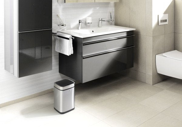 EAN 4005546728322 - Durable NO TOUCH 6L Rectangular Acero inoxidable Plata, Negro imagen 2