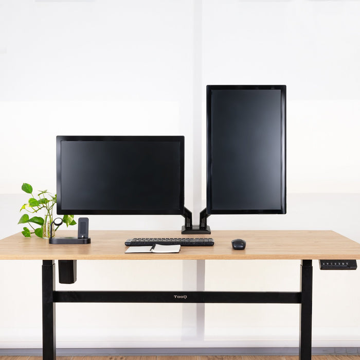 EAN 8433281015456 - TooQ DB1434TNR-B soporte para monitor 86,4 cm (34") Escritorio Negro imagen 6