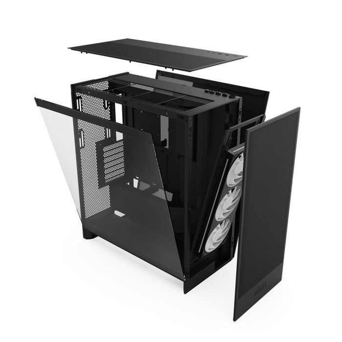 EAN 0810074845571 - NZXT H7 Flow RGB Midi Tower Negro imagen 5