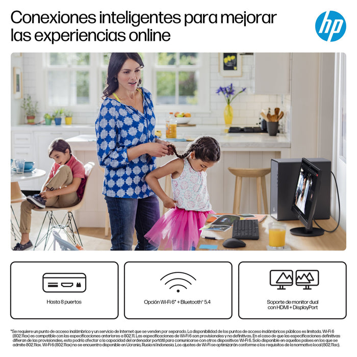 EAN 199642962361 - HP OmniDesk M02-0021ns Intel® Core™ i5 i5-14400 16 GB DDR5-SDRAM 1 TB SSD FreeDOS Torre PC Plata imagen 8