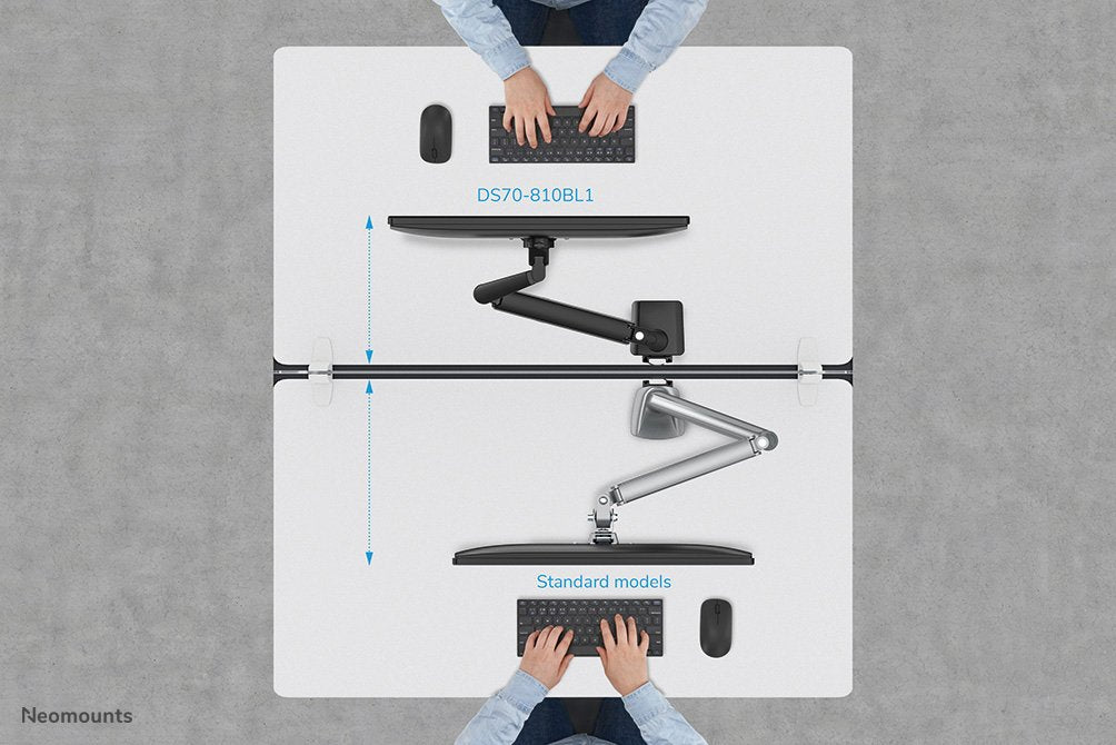 EAN 8717371449216 - Neomounts DS70-810BL1 soporte para monitor 81,3 cm (32") Escritorio Negro imagen 18