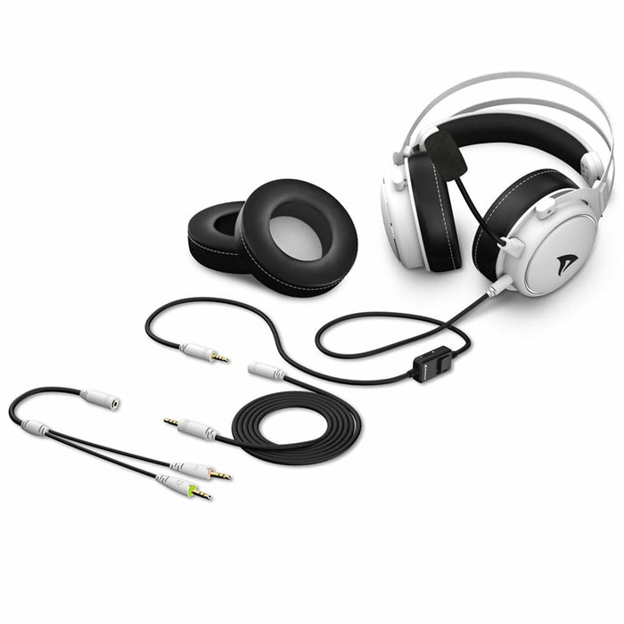 EAN 4044951040148 - Sharkoon Skiller SGH50 Auriculares Alámbrico Diadema Juego Negro, Blanco imagen 6