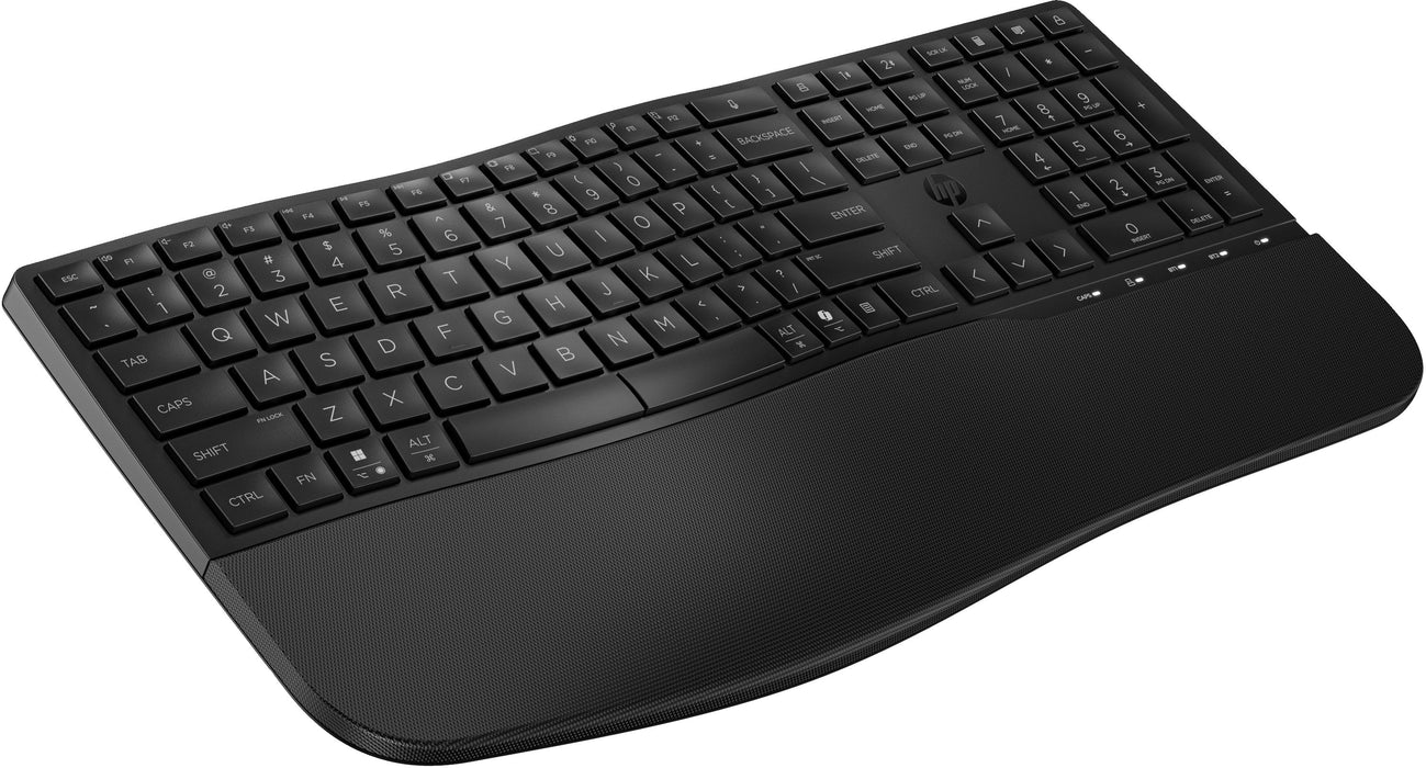 EAN 0198122954957 - HP 685 Comfort Dual-Mode Keyboard teclado Oficina RF Wireless + Bluetooth Negro imagen 3