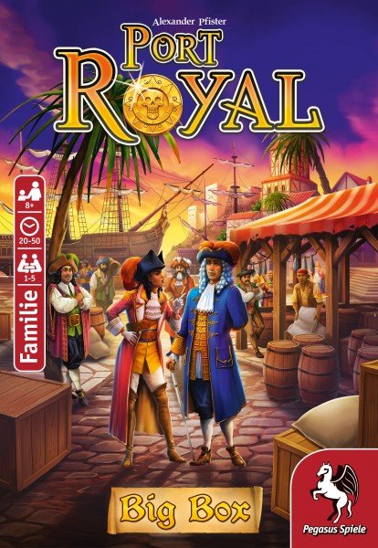EAN 4250231728914 - Pegasus Spiele Port Royal Big Box Juego de mesa Familia imagen 3