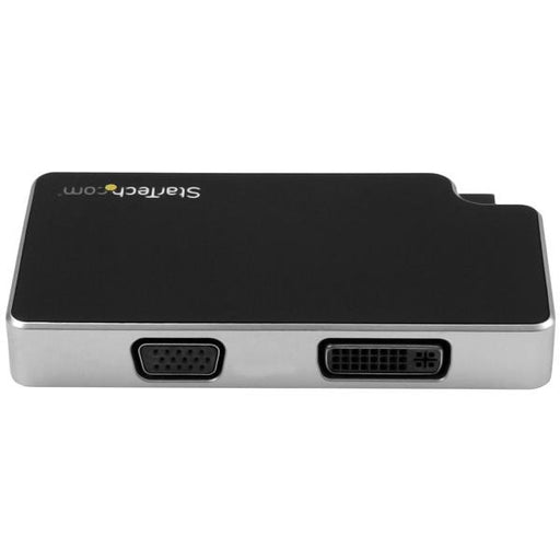 EAN 0065030864442 - StarTech.com CDPVGDVHDB Adaptador gráfico USB 3840 x 2160 Pixeles Negro, Plata imagen 2