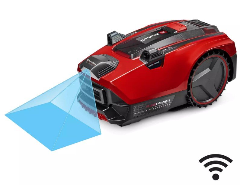 EAN 4006825678413 - Einhell Flexo Cam Plus 600 Robot cortacésped Batería Negro, Rojo, Plata imagen 2