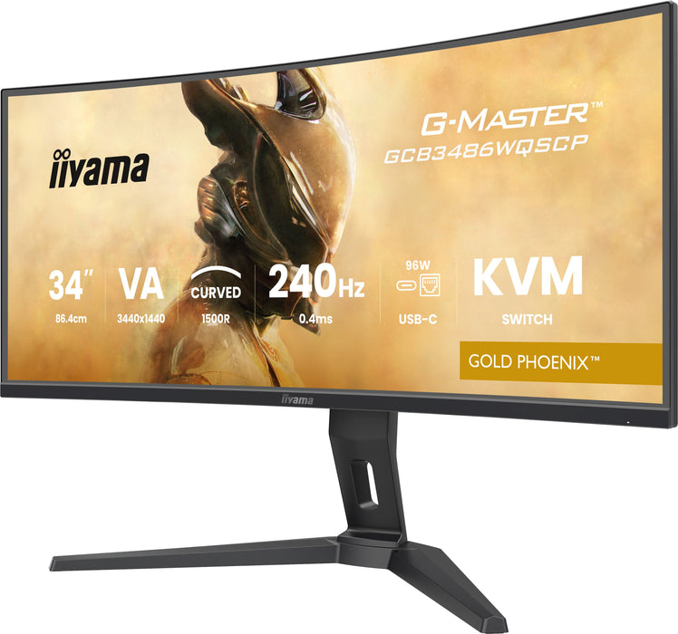 EAN 4948570125173 - iiyama G-MASTER GCB3486WQSCP-B1 pantalla para PC 86,4 cm (34") 1440 x 3440 Pixeles 4K Ultra HD Negro imagen 7