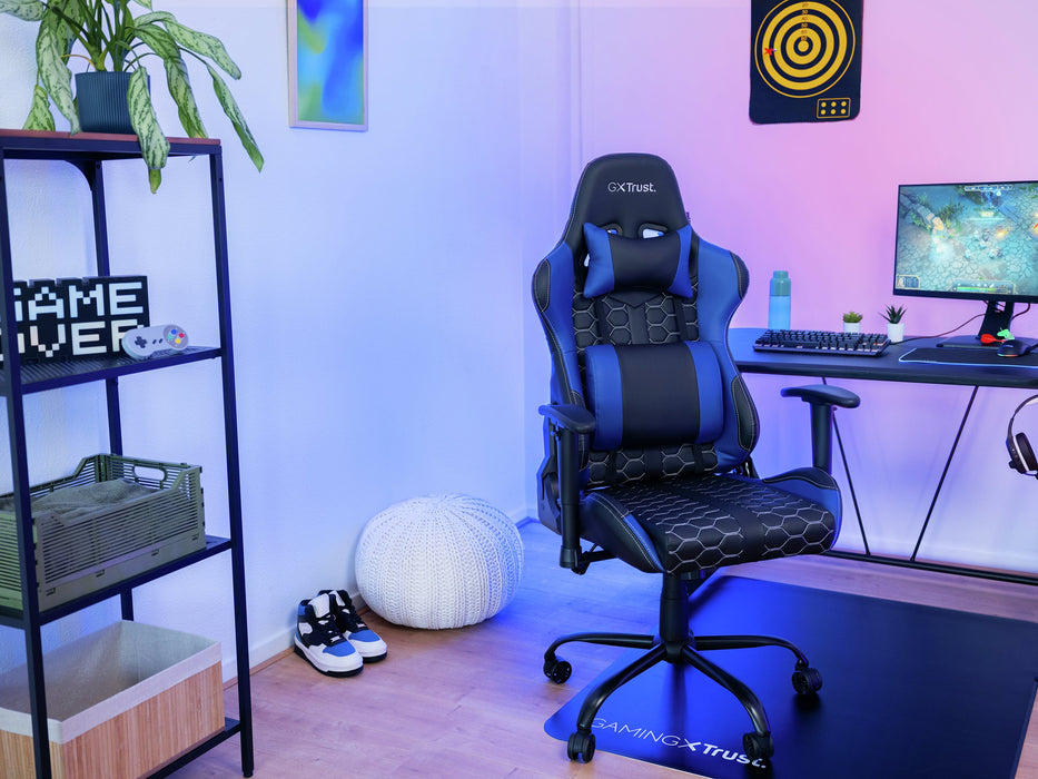 EAN 8713439244359 - Trust GXT 708B Resto Silla para videojuegos universal Negro, Azul imagen 7