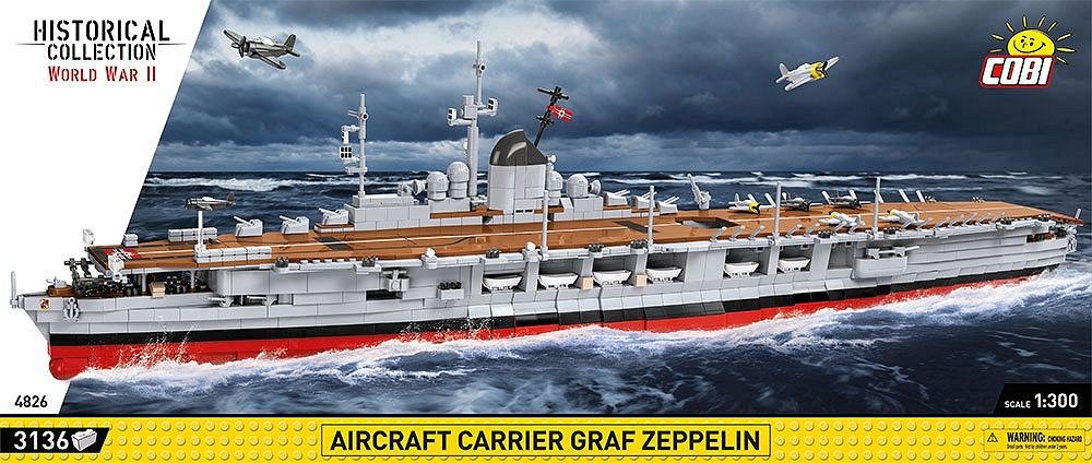 EAN 5902251048266 - COBI Aircraft Carrier Graf Zeppelin imagen 9