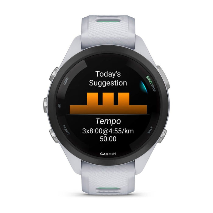 EAN 753759313753 - Garmin Forerunner 265S 2,79 cm (1.1") AMOLED 42 mm Digital 360 x 360 Pixeles Pantalla táctil Negro, Blanco imagen 4