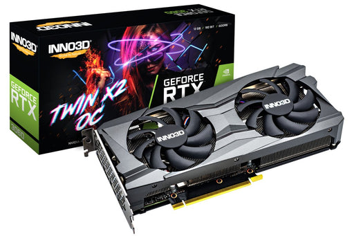 EAN 0835168002104 - INNO3D GEFORCE RTX 3060 TWIN X2 OC NVIDIA 12 GB GDDR6 imagen 1