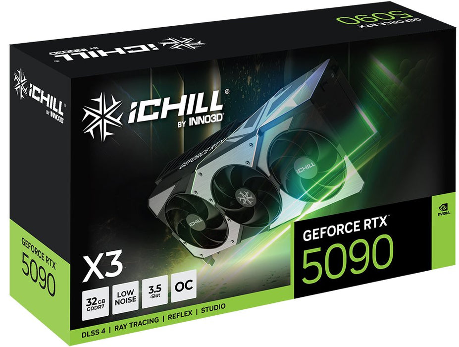 EAN 8886307700117 - INNO3D iChill GeForce RTX 5090 X3 NVIDIA 32 GB GDDR7 imagen 2