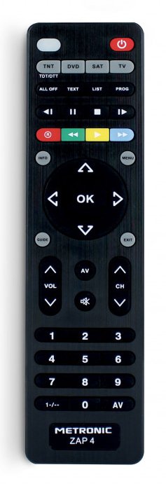EAN 3420744953252 - Metronic 495325 mando a distancia DVD/Blu-ray, SAT, TNT, TV Botones imagen 1