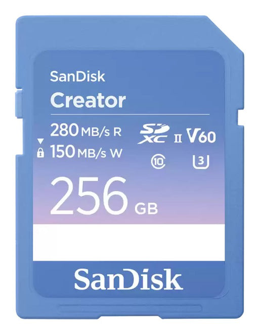 EAN 0619659216580 - SanDisk Creator 256 GB SDXC UHS-II Clase 10 imagen 1