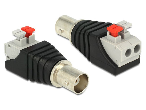 EAN 4043619655267 - DeLOCK 65526 cambiador de género para cable BNC Negro, Plata imagen 1