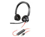 EAN 197029480378 - Poly Blackwire 3320 USB-A Headset Alámbrico Diadema Oficina/Centro de llamadas USB tipo A Negro imagen 6