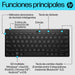 EAN 196548515943 - HP 350 BLK Compact Multi-Device Keyboard teclado Hogar Negro imagen 6