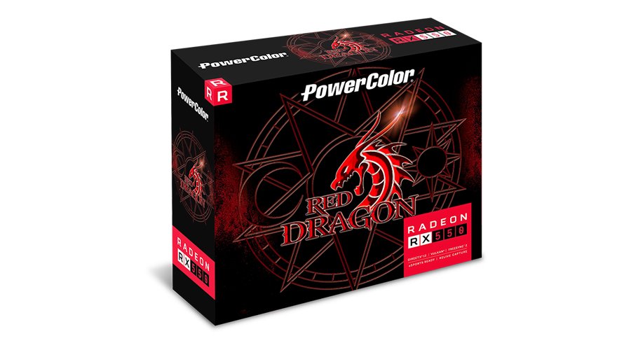 EAN 4713436173960 - PowerColor Red Dragon AXRX 550 4GBD5-HLE tarjeta gráfica AMD Radeon RX 550 4 GB GDDR5 imagen 3