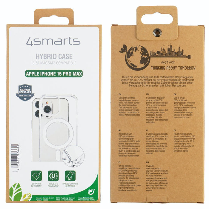 EAN 4252011906635 - 4smarts Ibiza funda para teléfono móvil 17 cm (6.7") Carcasa rígida Transparente imagen 8