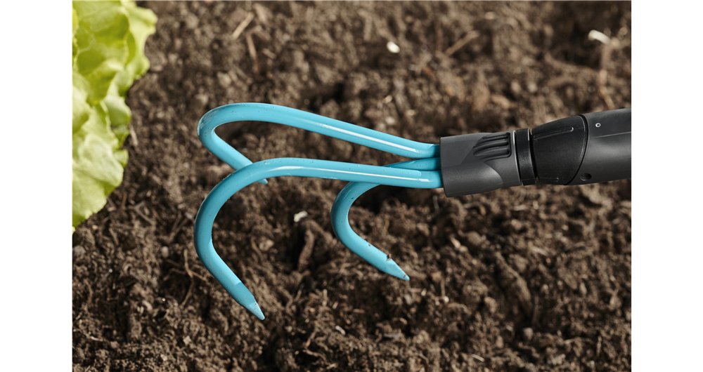 EAN 4078500316606 - Gardena 3166-20 arado de cincel y cultivador manual Turquesa Rastrillo de jardín imagen 4