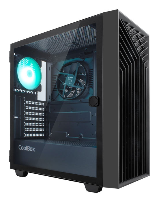 EAN 8436624420665 - CoolBox PC Gaming GA300 Grid Line Midi Tower Negro imagen 2