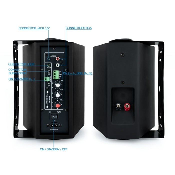 EAN 8433281012004 - TooQ TQOWS-01B altavoz Negro Alámbrico imagen 3