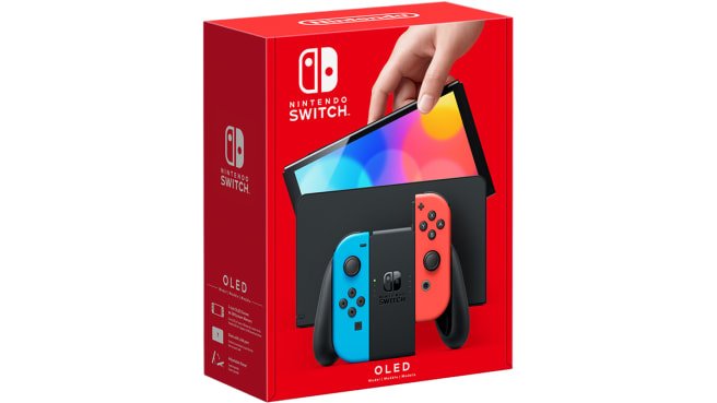 EAN 45496883409 - Nintendo Switch OLED videoconsola portátil 17,8 cm (7") 64 GB Pantalla táctil Wifi Negro, Azul, Rojo imagen 5
