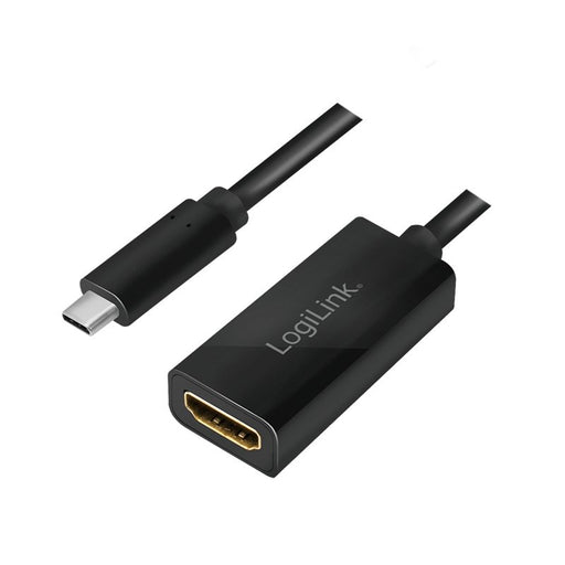 EAN 4052792064247 - LogiLink UA0380 adaptador de cable de vídeo 0,15 m USB Tipo C HDMI Negro imagen 1
