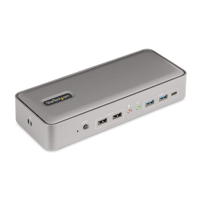 EAN 0065030898492 - StarTech.com 129UE-USBC-KVM-DOCK interruptor KVM Plata imagen 1