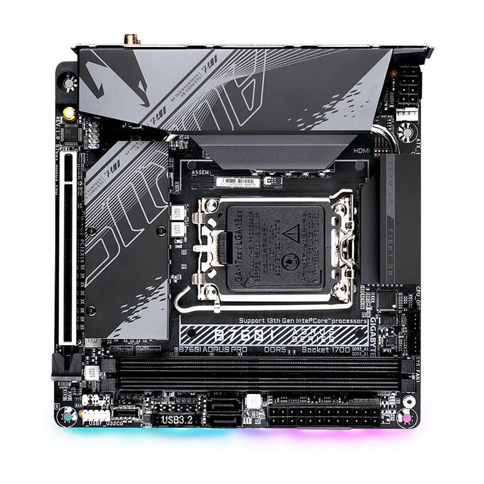 EAN 4719331854843 - GIGABYTE B760I AORUS PRO placa base Intel B760 Express LGA 1700 mini ITX imagen 4