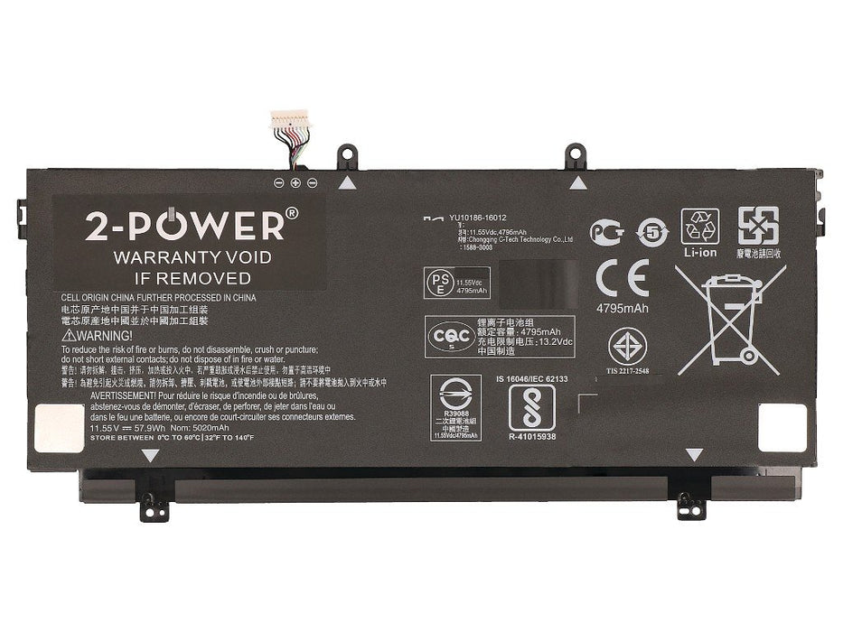 EAN 5055190185377 - 2-Power CBP3608A refacción para laptop Batería imagen 3