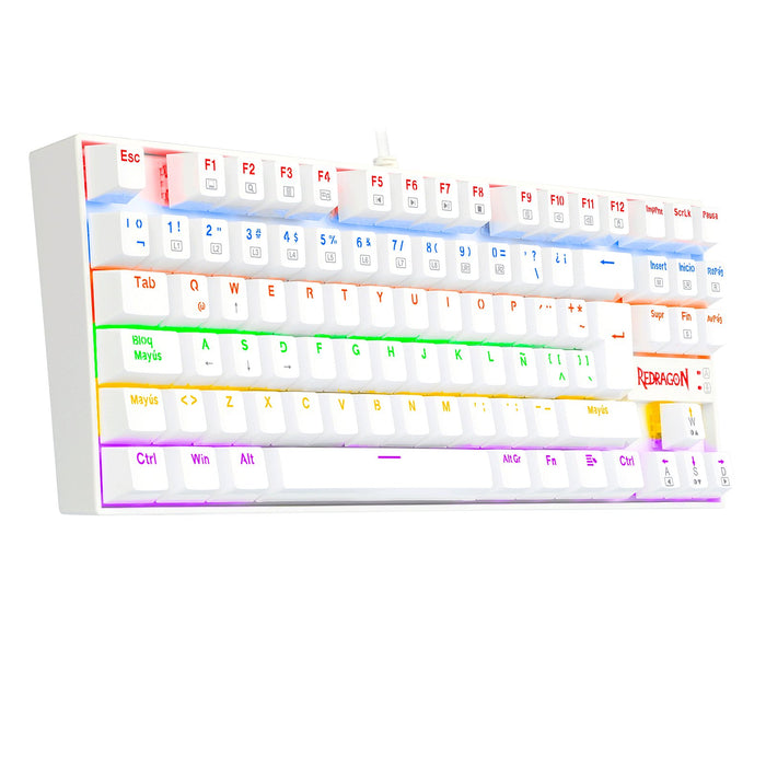 EAN 6950376704979 - REDRAGON KUMARA K552 teclado Juego USB QWERTY Español Blanco imagen 3