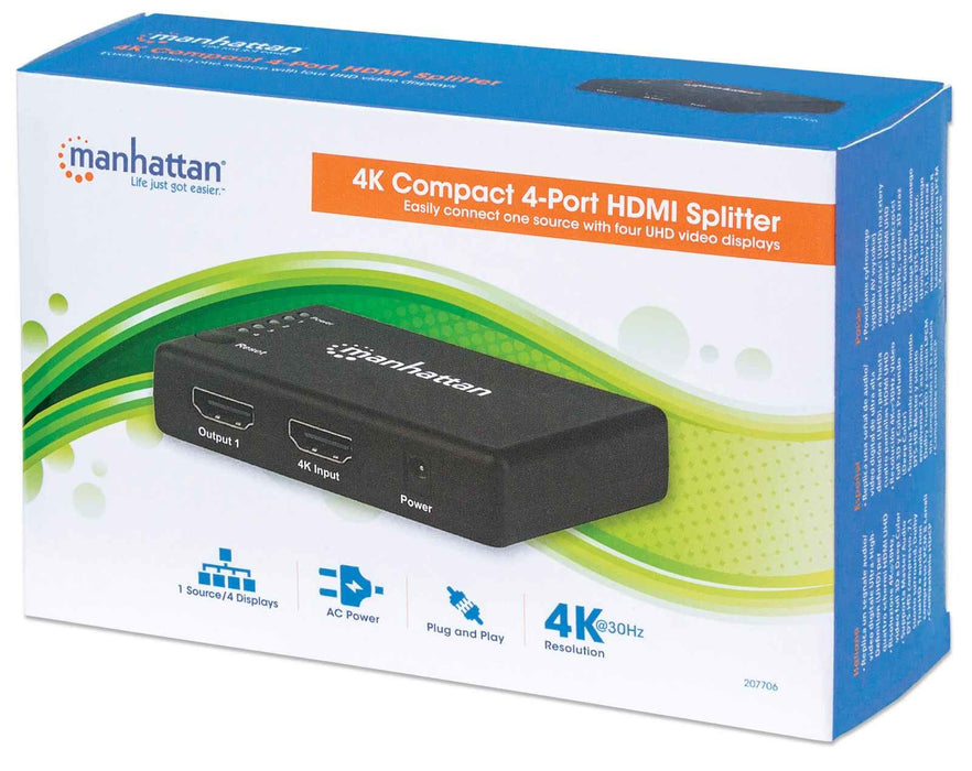 EAN 0766623207706 - Manhattan 207706 divisor de video HDMI 4x HDMI imagen 8