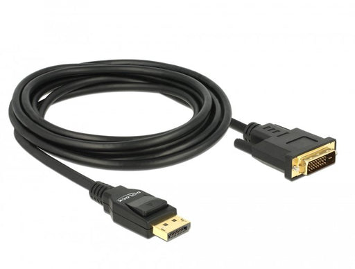 EAN 4043619853144 - DeLOCK 85314 adaptador de cable de vídeo 3 m DisplayPort DVI-D Negro imagen 1