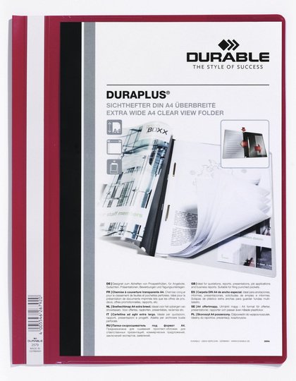 EAN 4005546267395 - Durable DURAPLUS archivador Rojo imagen 1